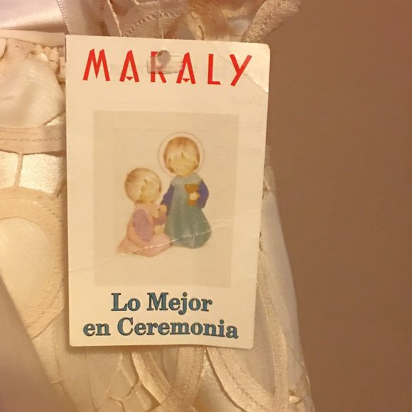 MARALY Traditional Baptism Christening Gown with Bonnet  👼  NEW WITH TAG… - Picture 15 of 16